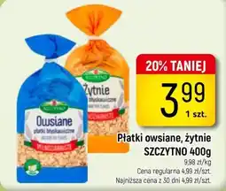 Delikatesy Piotruś Pan Płatki owsiane, żytnie SZCZYTNO oferta