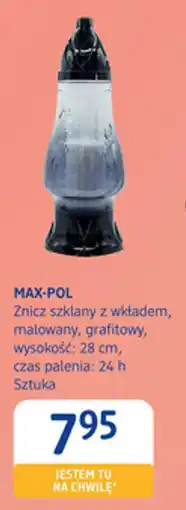 dm drogerie markt Znicz szklany z wkładem, malowany, grafitowy oferta