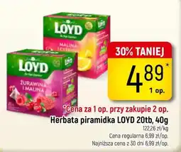 Delikatesy Piotruś Pan Herbata piramidka LOYD oferta
