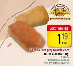 Delikatesy Piotruś Pan Bułka ciabata 100g* oferta
