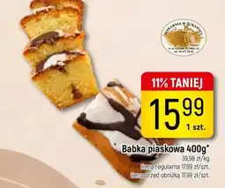 Delikatesy Piotruś Pan Babka piaskowa oferta