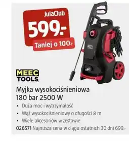 Jula Myjka wysokociśnieniowa MEEC TOOLS oferta