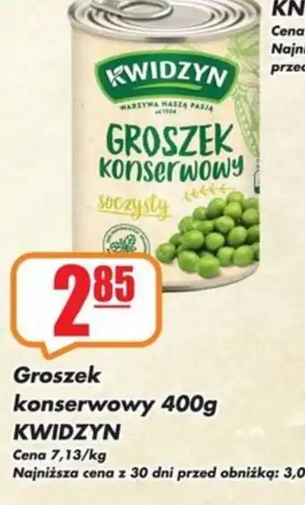 Groszek konserwowy kwidzyn