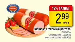 Delikatesy Piotruś Pan Kiełbasa Krakowska Parzona Chabura oferta