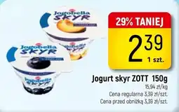 Delikatesy Piotruś Pan Jogurt skyr ZOTT oferta