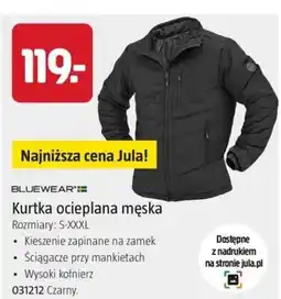 Jula Kurtka ocieplana męska Bluewear oferta