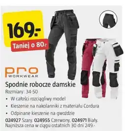 Jula Pro Workwear Spodnie robocze damskie oferta