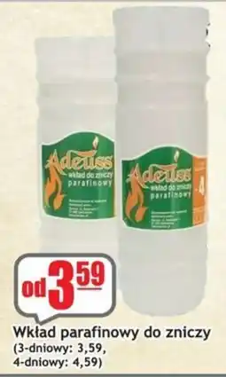 Sezamek Wkład parafinowy do zniczy AdeTuss oferta