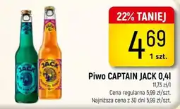 Delikatesy Piotruś Pan Piwo CAPTAIN JACK oferta