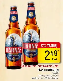 Delikatesy Piotruś Pan Piwo Harnaś oferta