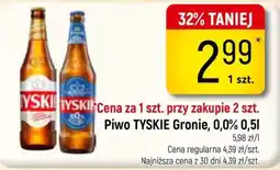 Delikatesy Piotruś Pan Piwo TYSKIE Gronie oferta
