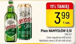 Delikatesy Piotruś Pan Piwo NAMYSŁÓW oferta