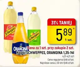 Delikatesy Piotruś Pan Napój SCHWEPPES, ORANGINA oferta