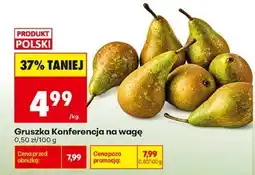 Biedronka Gruszka konferencja na wagę oferta