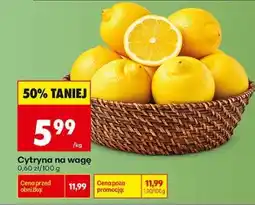 Biedronka Cytryna na wage oferta