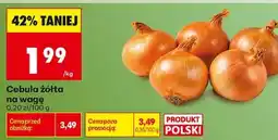 Biedronka Cebula żółta na wage oferta