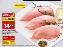 Biedronka Świeży filet z piersi kurczaka Kraina Mięs, Mega Paka oferta