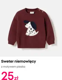 Pepco Sweter niemowlęcy z motywem pieska oferta