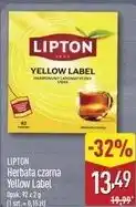 ALDI LIPTON Herbata czarna Yellow Label oferta