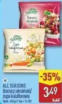 ALDI ALL SEASONS Barszcz ukraiński/zupa kalafiorowa oferta