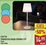 ALDI CROFTON Zewnętrzna lampa stołowa LED oferta