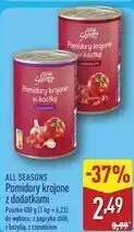 ALDI All Seasons Pomidory krojone z dodatkami oferta