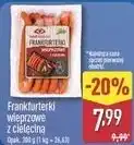 ALDI Frankfurterki wieprzowe z cielęciną oferta