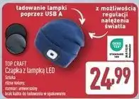 ALDI TOP CRAFT Czapka z lampką LED oferta