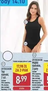 ALDI UP2FASHION Top damski, 2 szt oferta
