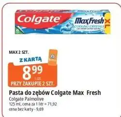 E.Leclerc Pasta do zębów Colgate Max Fresh oferta