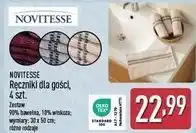ALDI NOVITESSE Ręczniki dla gości, 4 szt oferta