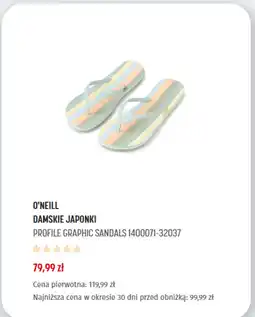 Martes Sport O'NEILL DAMSKIE JAPONKI PROFILE GRAPHIC SANDALS 1400071-32037 oferta