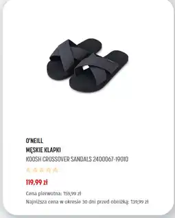 Martes Sport O'NEILL MĘSKIE KLAPKI KOOSH CROSSOVER SANDALS 2400067-19010 oferta