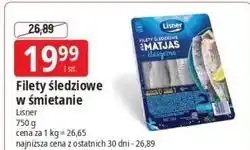 E.Leclerc Filety śledziowe w śmietanie Lisner oferta