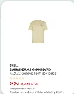 Martes Sport O'NEILL DAMSKA KOSZULKA Z KRÓTKIM RĘKAWEM ALLORA S/SLV GRAPHIC T-SHIRT 1850130-17518 oferta