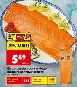 Biedronka Filet z łososia atlantyckiego porcja rodzinna Marinero oferta