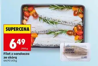 Biedronka Filet z sandacza ze skórą oferta