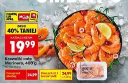 Biedronka Krewetki całe Marinero 400 g oferta
