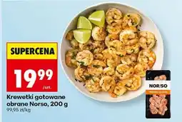 Biedronka Krewetki gotowane obrane Norso, 200 g oferta