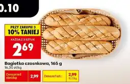 Biedronka Bagietka czosnkowa 165 g oferta