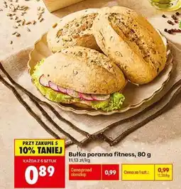 Biedronka bułka poranna fitness , 80 g oferta