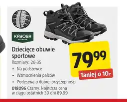 Jula Obuwie sportowe dziecięce Kayoba oferta