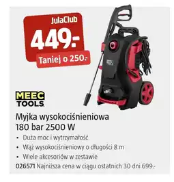Jula Myjka wysokociśnieniowa Meec Tools oferta