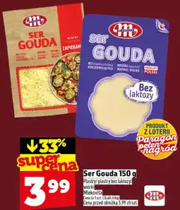 Topaz Ser gouda w plastrach Mlekovita oferta
