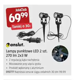 Jula Lampy punktowe LED 2 szt. 270lm Anslut oferta
