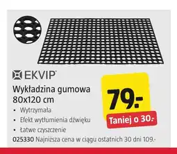 Jula Wykładzina gumowa 80x120 cm Ekvip oferta