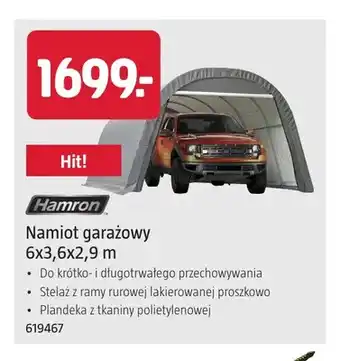 Jula Namiot garażowy 6x3,6x2,9 m Hamron oferta