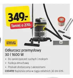 Jula Odkurzacz przemysłowy 30 l Stanley Fatmax oferta
