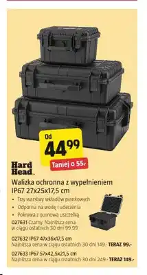 Jula Walizka ochronna z wypełnieniem IP67 57x42,5x21,5 cm Hard Head oferta