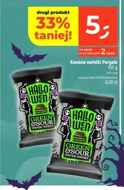 Dealz Wafelki kwaśne Pergale Halloween Green & Sour oferta